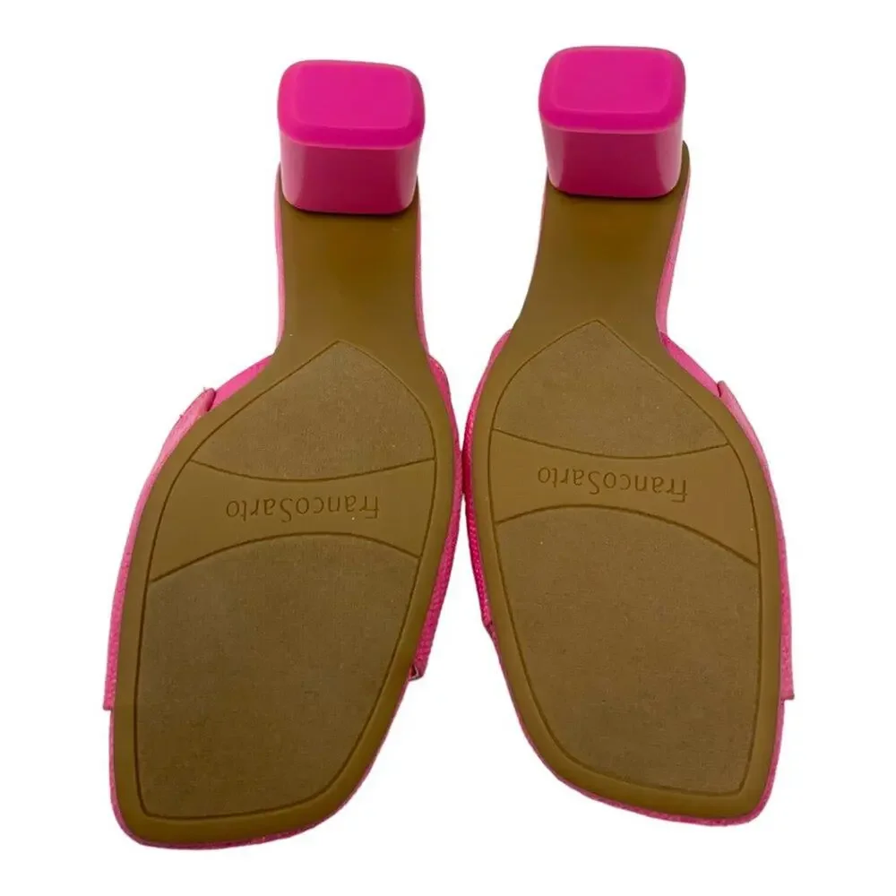 Franco Sarto Linley Slide Sandals Pink Size 6 NWT $110 MSRP - Picture 6 of 7